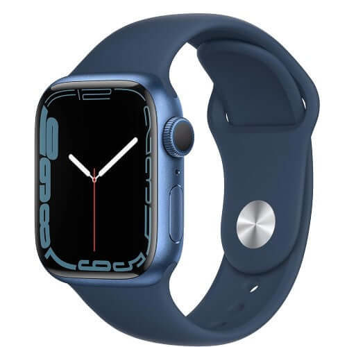 apple-watch-series-7-gps-41mm-smart-watch-blue-aluminium-case-with-abyss-blue-sport-band-regular-fitness-tracker-blood-oxygen-ecg-apps-always-on-retina-display-water-resistant